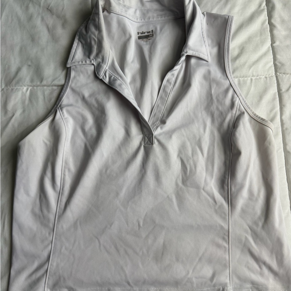 Red Brand White Polo Shirt